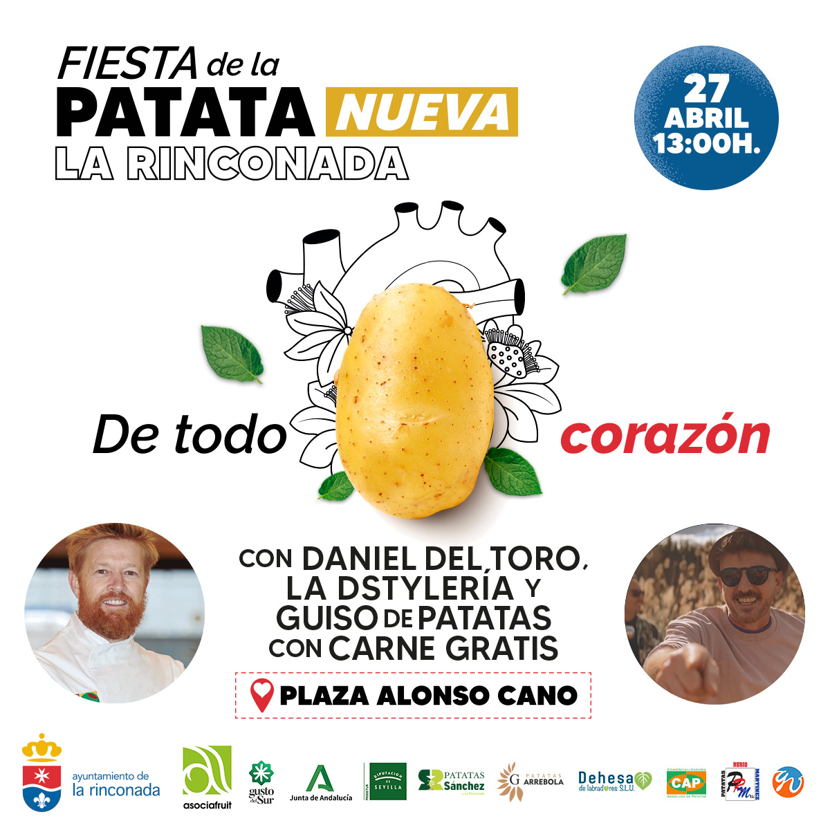 La Plaza Alonso Cano acogerá la Fiesta de la Patata 2024 el próximo 27 de abril