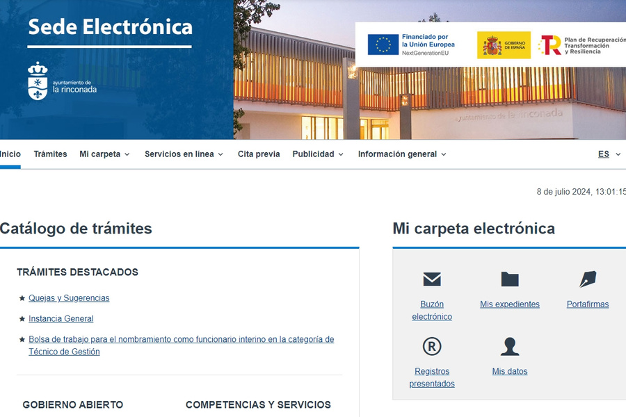 La Rinconada avanza para agilizar la interacción entre el Consistorio y la ciudadanía