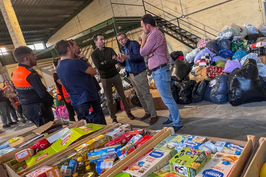 Avalancha de solidaridad del municipio con los afectados por la DANA