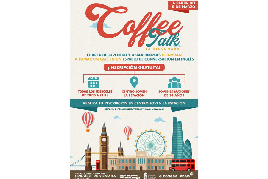 Nueva edición de Coffee Talk en el Centro Joven La Estación