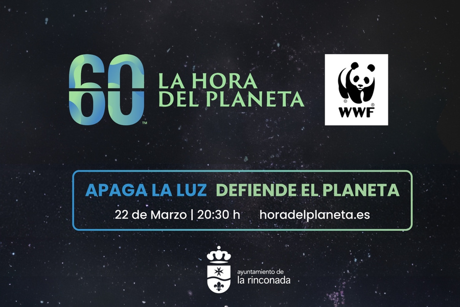 La Rinconada se suma, un año más, a la Hora del Planeta