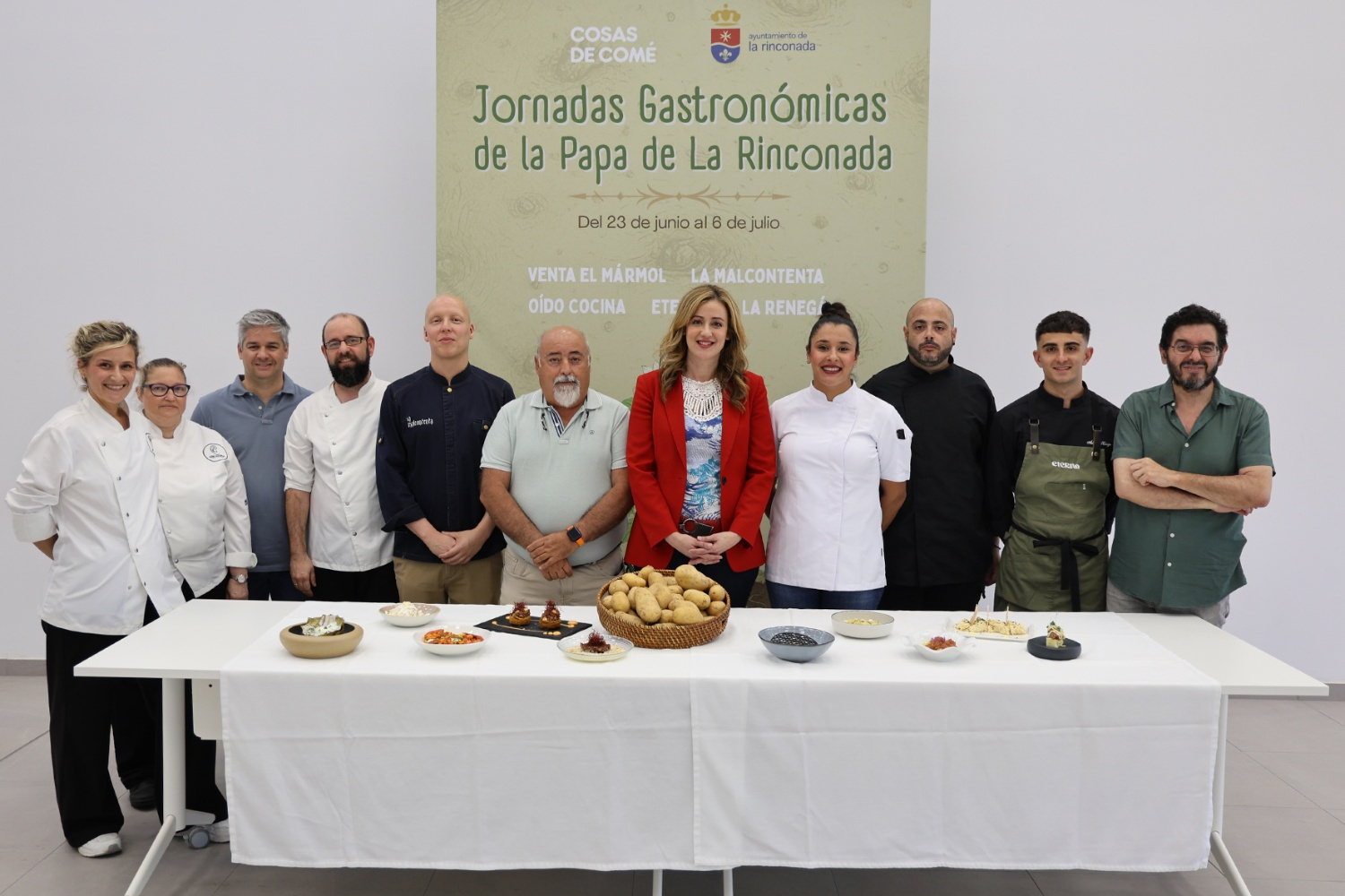 Promocionar la patata como producto diferencial y la hostelería de La Rinconada
