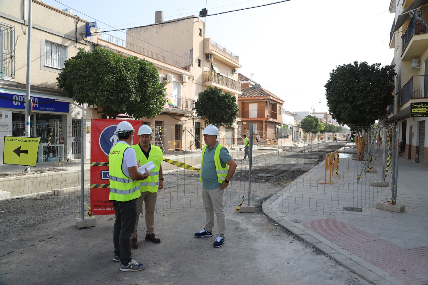 La primera fase de las obras en Carretera Bética finaliza en septiembre