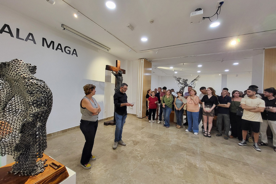 La Sala Maga acoge la exposición ‘Pinceladas de metal’ del escultor Carlos Cid García