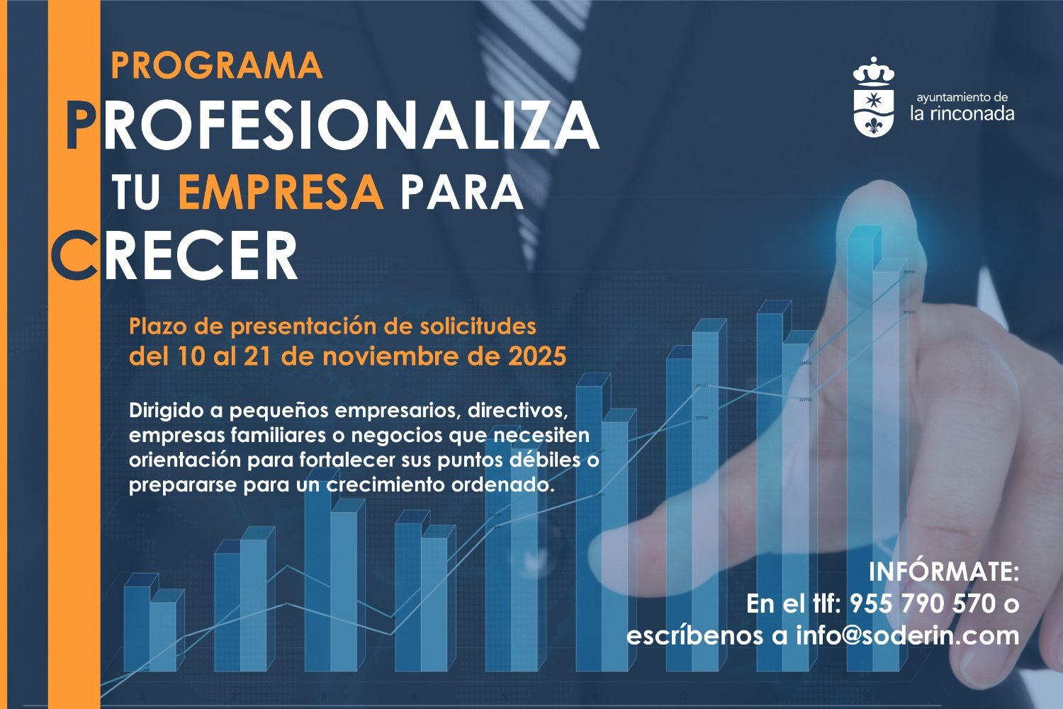 Abierto plazo para participar en el programa Profesionaliza tu empresa para crecer