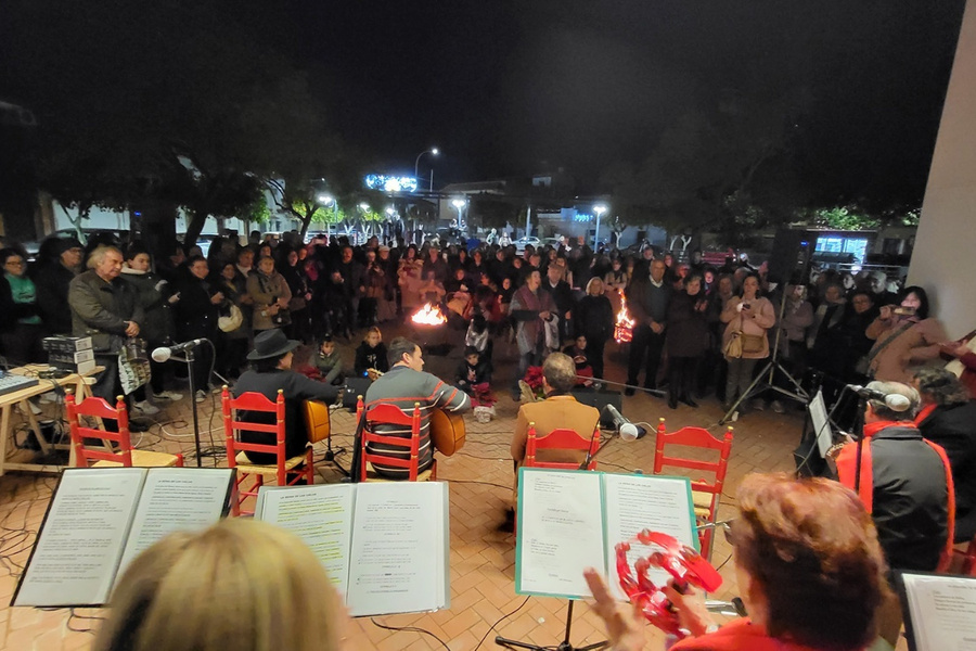 Zambomba flamenca en la Casa del Flamenco