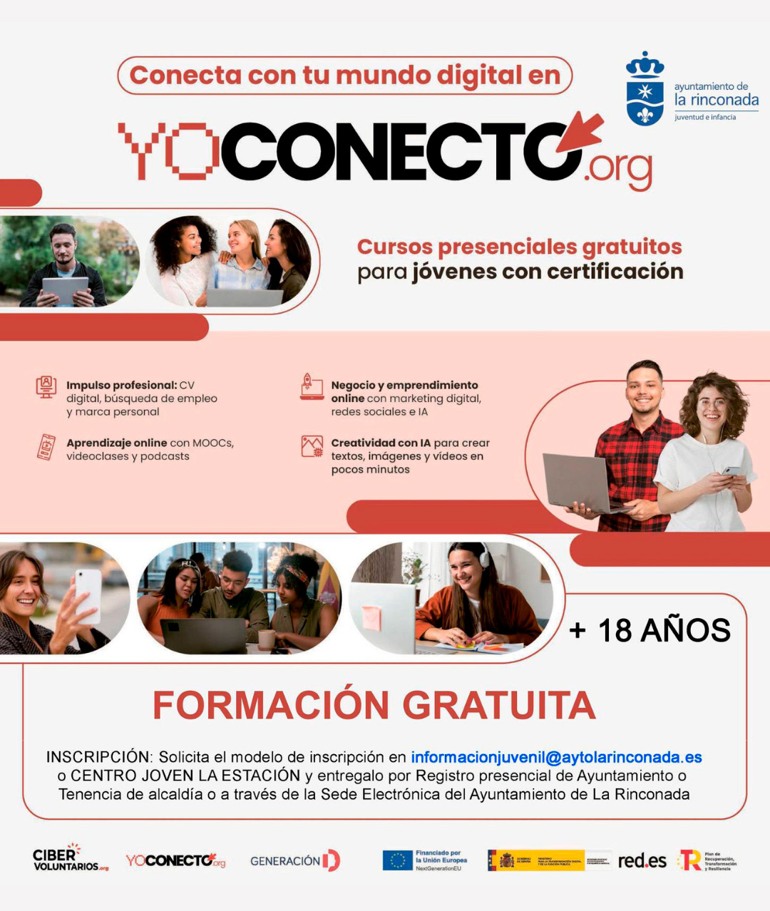 Nuevos cursos de competencias digitales gratuitos para la juventud