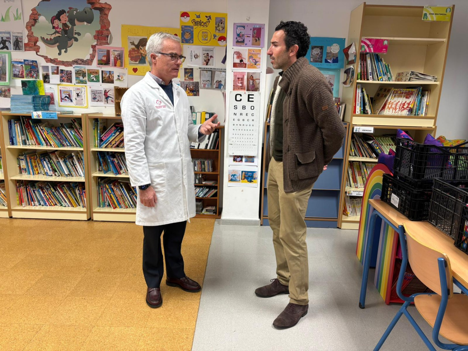 El área de Salud organiza revisiones oculares para alumnado 3º y 6º de Primaria