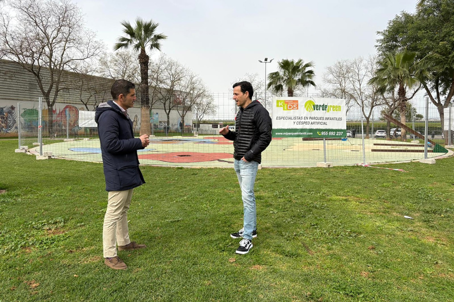 Infraestructuras Públicas renueva el Parque Primero de Mayo