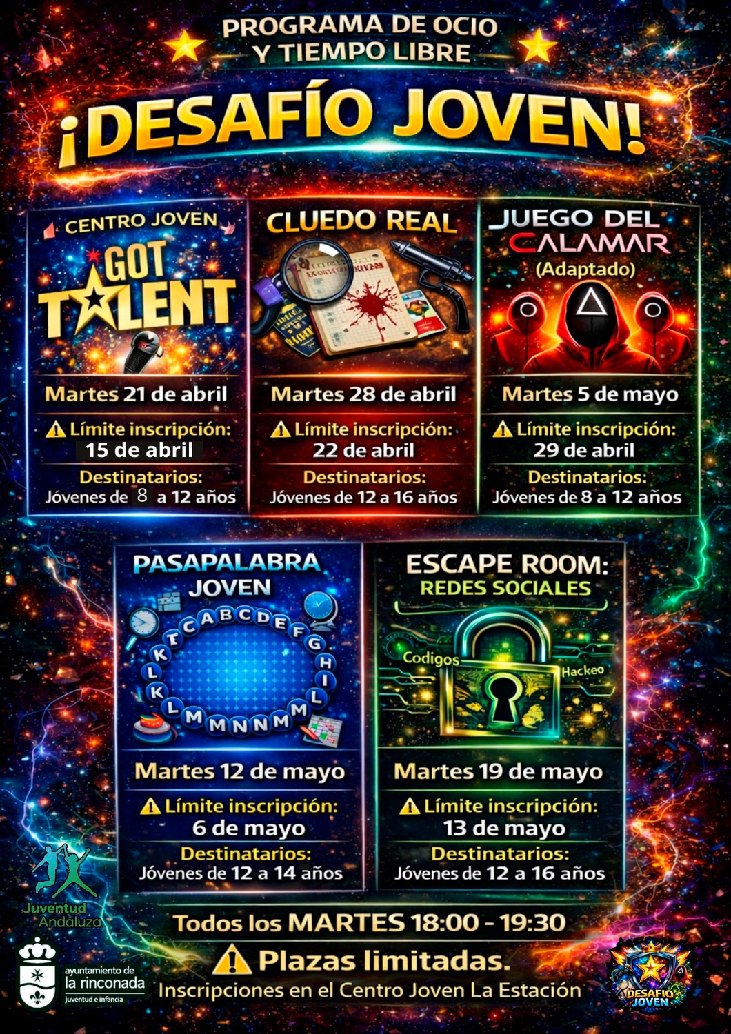 Desafío Joven, nuevo programa de ocio y tiempo libre