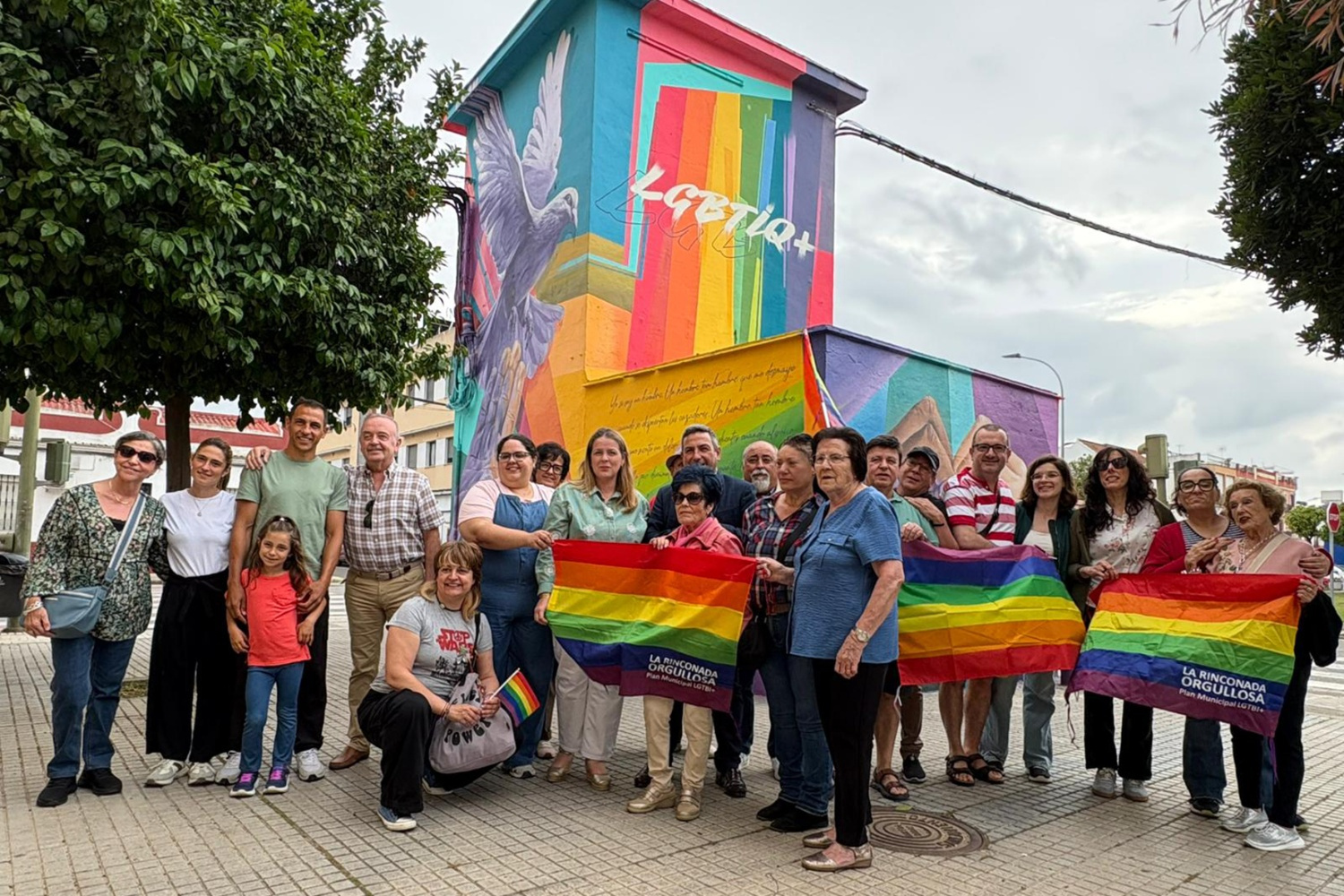 El Museo Urbano suma un nuevo mural que celebra la diversidad y la identidad LGBTIQ+