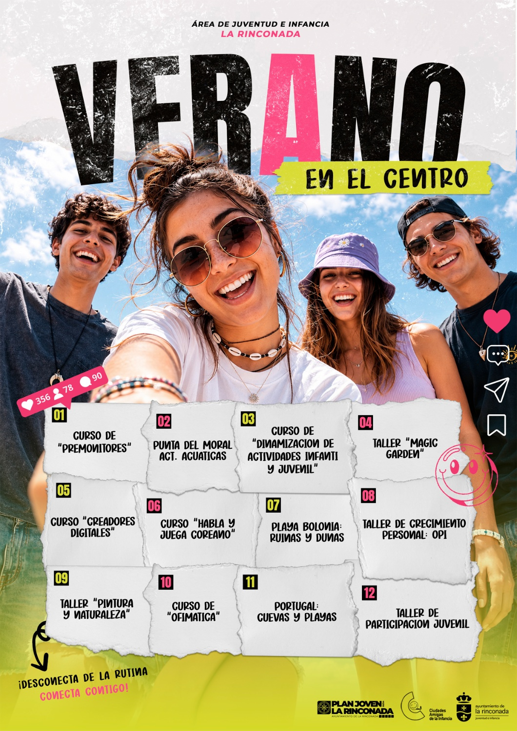 ‘Verano en el Centro’ regresa con nuevas propuestas formativas, de entretenimiento y ocio