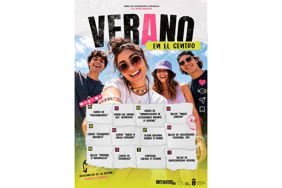 ‘Verano en el Centro’ regresa con nuevas propuestas formativas, de entretenimiento y ocio