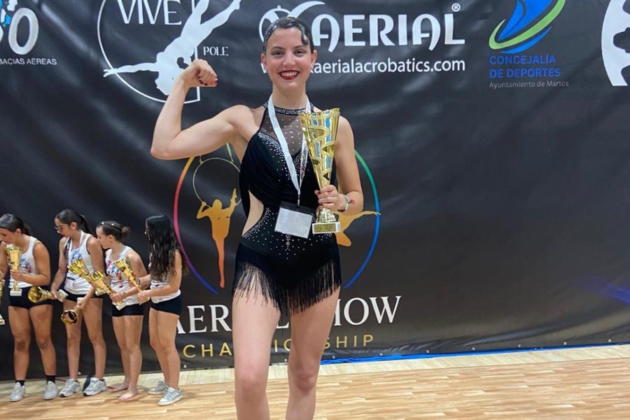 Alba Membrives Requena estará en el Mundial de Telas Aéreas