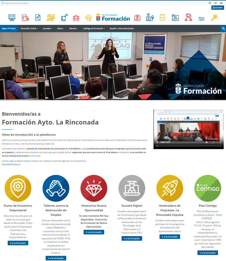 Se abre nuevo plazo de inscripción para nuevas formaciones online gratuitas