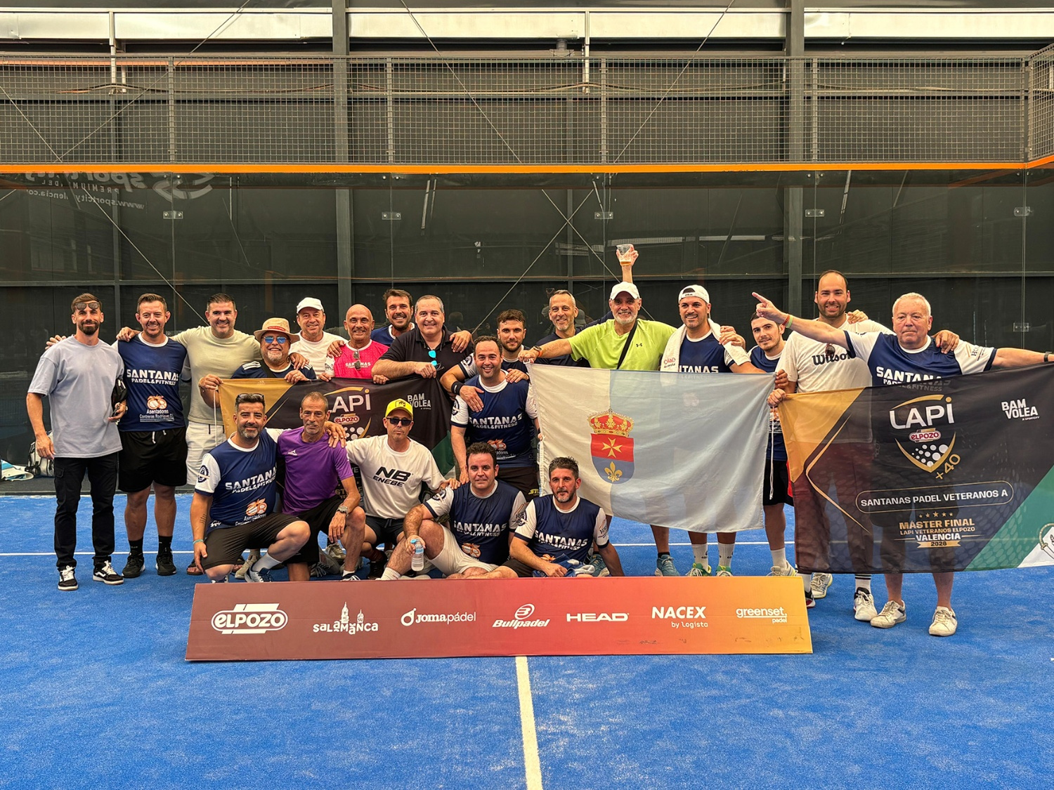 El Santanas Pádel Indoor Club revalida su título de Campeón de España en la Liga LAPI