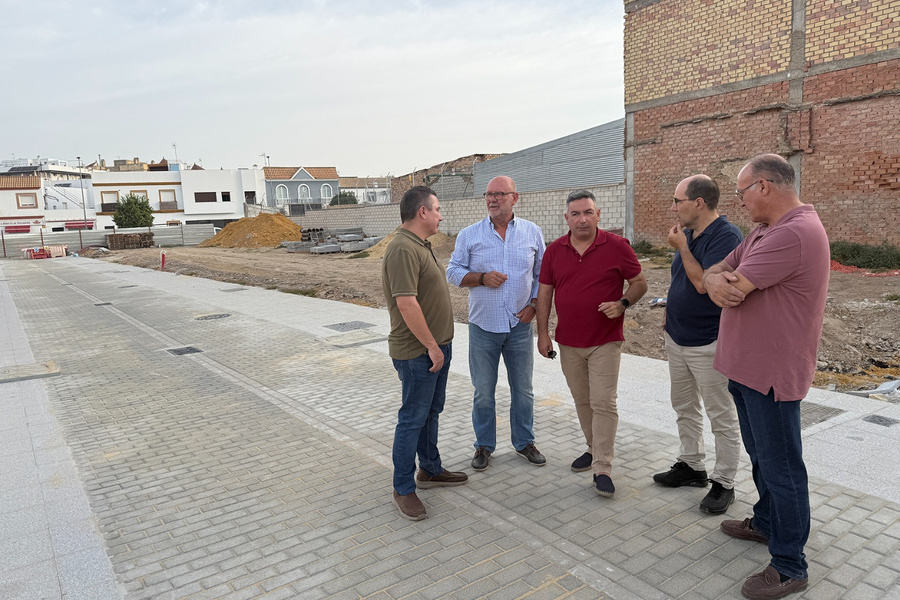 Finaliza la urbanización del sector Julia Palomo, que  culmina las actuaciones en el Centro de La Rinconada