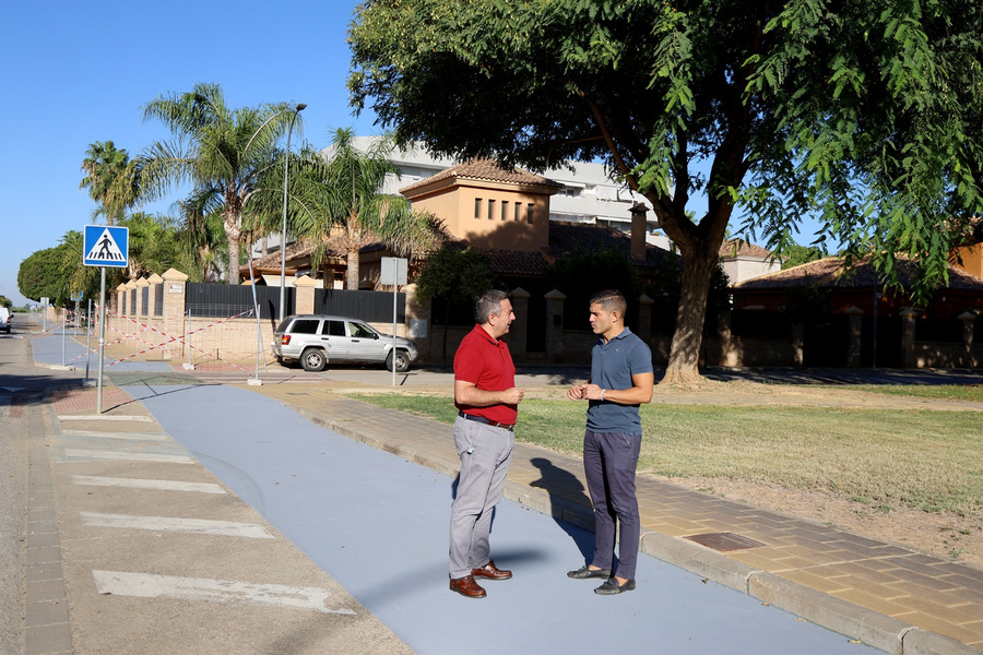 Infraestructuras Públicas inicia la segunda fase para la mejora del pavimento y pintura de la red de carriles bici